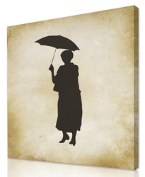 Vintage Silhouette- Enjoying the Weather Design